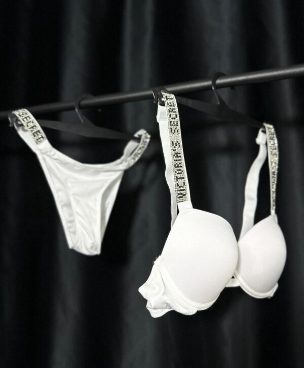 Victoria's Secret Taşlı Beyaz Set
