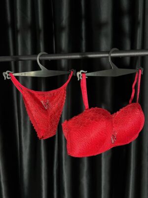 Victoria's Secret Dantelli Kırmızı Set