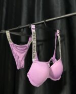 Victoria's Secret Taşlı Mor Set
