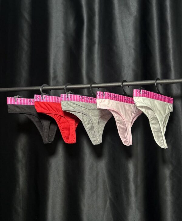 Victoria's Secret Çizgi Detaylı Külot 5'li Set